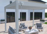 PERGOLA BIOCLIMATIQUE ALU 12M2