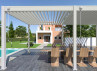 PERGOLA BIOCLIMATIQUE ALU 18M2 + 2 STORES 3M