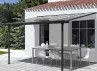 TOIT TERRASSE ALU DISCOUNT + TOILE D'OMBRAGE - 9M2