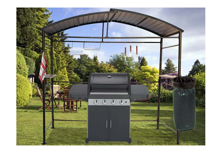 ABRI BARBECUE ACIER - 3M2