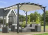 TONNELLE ALU CINTREE + TOILE COULISSANTE 11M2