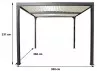 PERGOLA BIOCLIMATIQUE ALUMINIUM BICOLORE 11M2