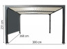 PERGOLA BIOCLIMATIQUE ALU + STORE