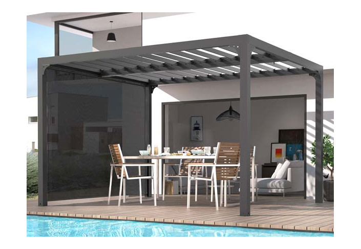 PERGOLA BIOCLIMATIQUE ALU + STORE