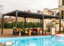 PERGOLA BIOCLIMATIQUE ALU 21M2