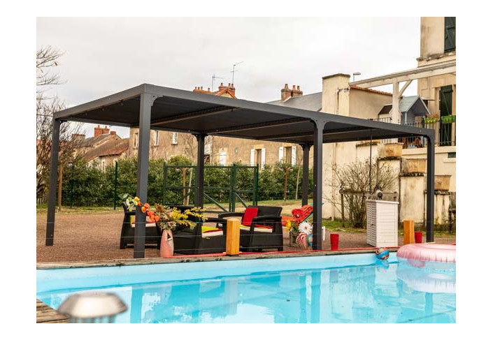 PERGOLA BIOCLIMATIQUE ALU 21M2