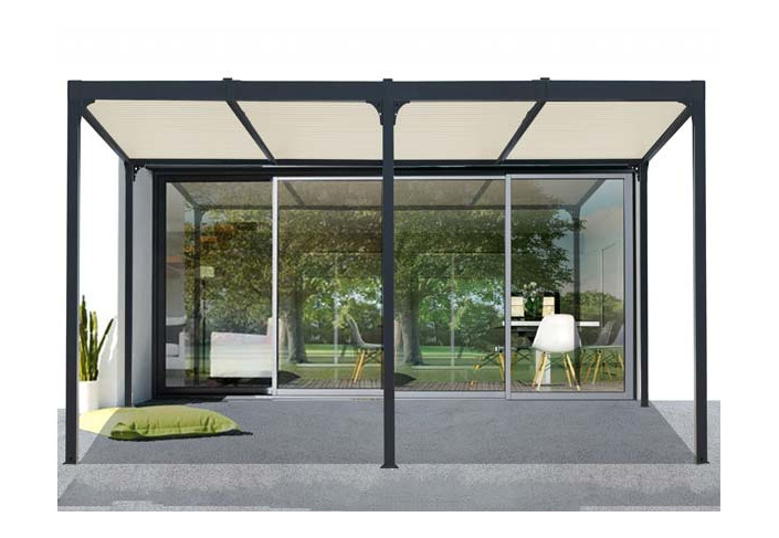 PERGOLA BIOCLIMATIQUE ALU BICOLORE 21M2