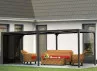 PERGOLA BIOCLIMATIQUE ALU 21M2 + 1 STORE LATERAL 3.60M 