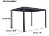 PERGOLA BIOCLIMATIQUE MOTORISÉE + LED 12M2