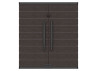 Armoire rangement resine basse