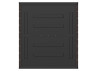 Armoire rangement resine basse