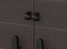 Armoire rangement resine basse