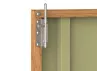 Abri velos metal imitation bois - 2 M2