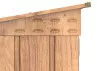Abri velos metal imitation bois - 2 M2