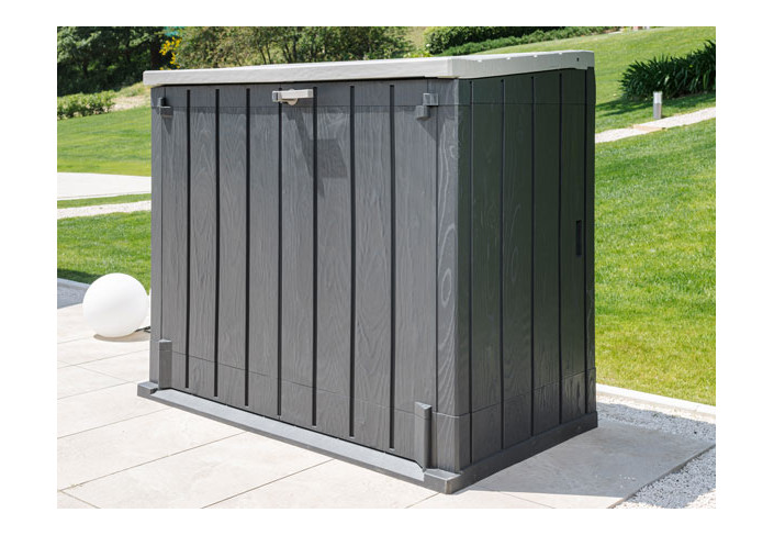 Coffre resine avec verins 1270L