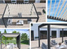 Pergola Bioclimatique Motorisée Aluminium Bicolore - 16M2