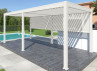 Pergola Bioclimatique Aluminium - Ventelles Motorisées 18M2