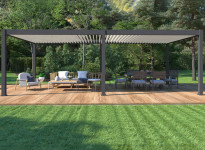 Pergola Bioclimatique Motorisée Alu Bicolore 32M2