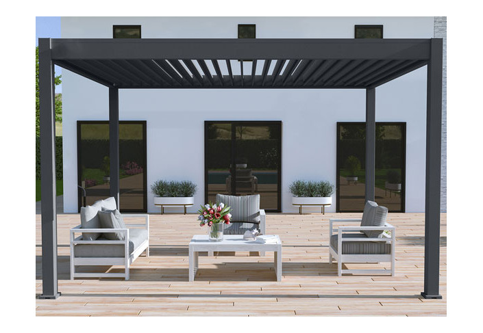 Pergola Bioclimatique Aluminium Motorisée - 12M2