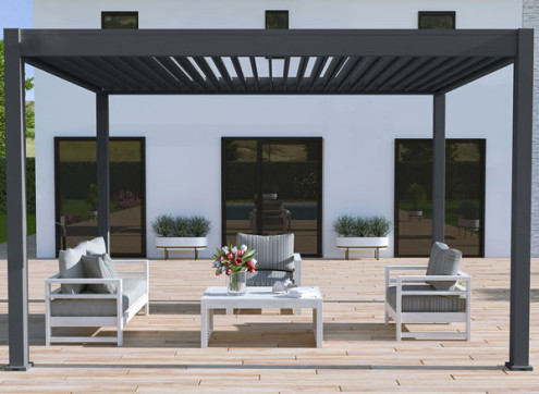 Pergola Bioclimatique Aluminium Motorisée - 12M2