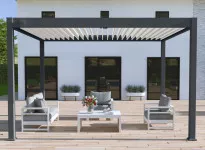 PERGOLA BIOCLIMATIQUE MOTORISÉE ALU BICOLORE 12M2