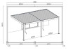 PERGOLA BIOCLIMATIQUE ALU 24M2 + 2 STORES