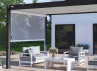 PERGOLA BIOCLIMATIQUE BICOLORE 24M2 + 2 STORES