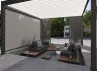 PERGOLA BIOCLIMATIQUE ALU BICOLORE 24M2 + 2 STORES