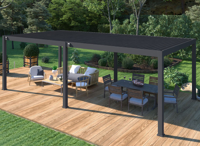 PERGOLA BIOCLIMATIQUE ALU 32M2