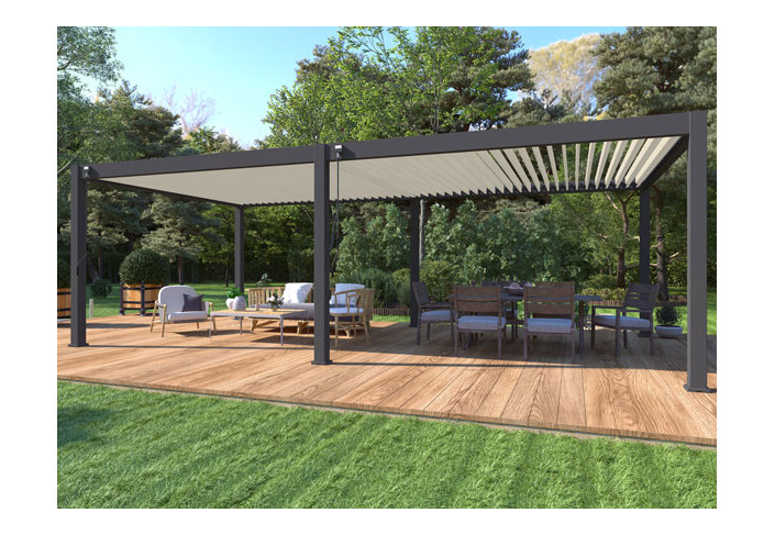 PERGOLA BIOCLIMATIQUE ALU BICOLORE 32M2