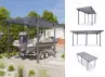 Abri camping-car aluminium grande longueur - 20M2