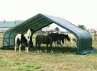 Abri Toile PVC Vert - 40.90m²
