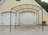 Carport Métal et Polyéthylène -13.23 m2