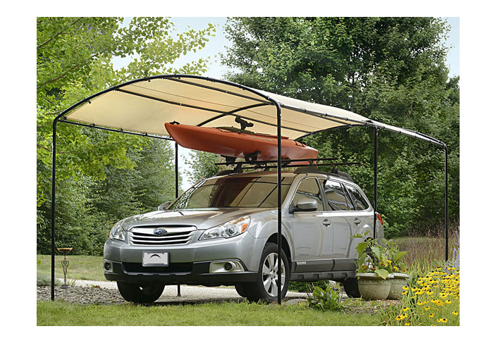 Carport Métal et Polyéthylène -13.23 m2