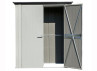 Abri rangement métal double porte de grande hauteur - 1.70 m²
