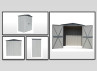 Abri rangement métal - 1.90 m²