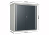 Abri rangement métal portes coulissantes - 1.70 m²