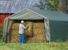 Abri rangement toile PVC, Grande Hauteur - 22.57 m2