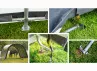 Abri Toile PVC Vert - 22.60m2