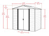 Abri métal portes coulissantes - Plusieurs dimensions