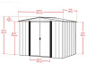 Abri métal portes coulissantes - Plusieurs dimensions