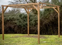 Abri Voiture Bois Traité 8.88m2 à couvrir