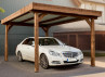 Abri Voiture Bois Traité Couverture Acier 17m2