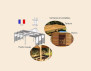 Pergola Bioclimatique en Bois Traité + 2 Panneaux Brise Vue - 20.93m2