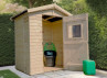 abri de jardin bois épicéa 16 mm