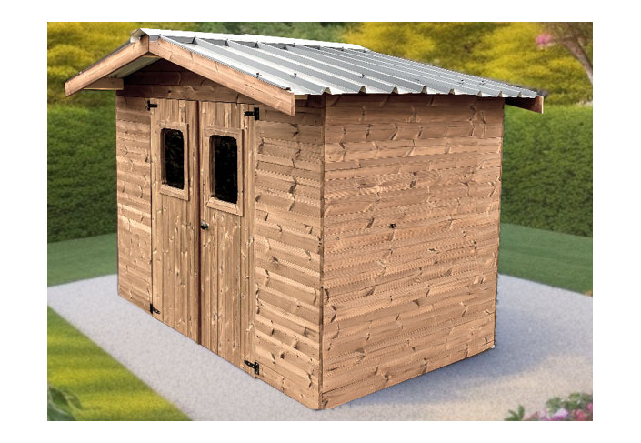 Abri Panneaux bois traité 7.25M2
