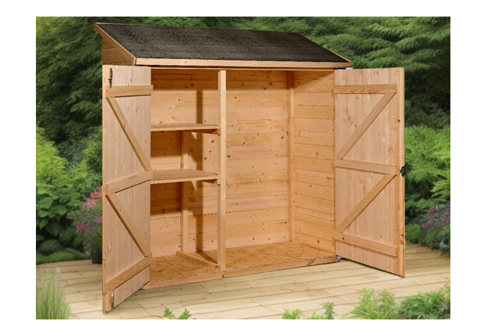Abri de rangement en bois 1 m²