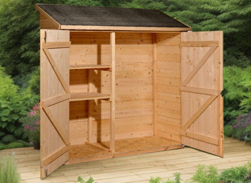 Abri de rangement en bois 1 m²