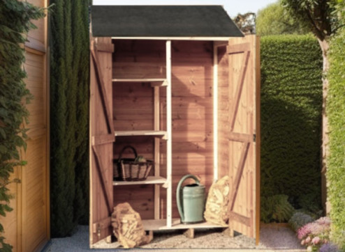 Abri bois traité + plancher 0.65M2
