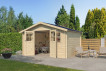 Abri jardin Toit Acier 28 mm - 13.53m2